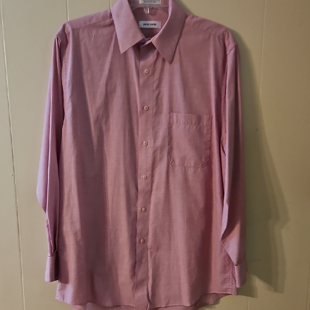 Pierre Cardin Men's Red Dress Shirt
